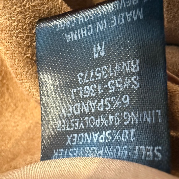 VICI Market Jacket in Camel Faux Suede - Picture 6 of 9